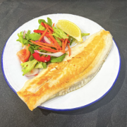 Barramundi with Salad (Grilled) 